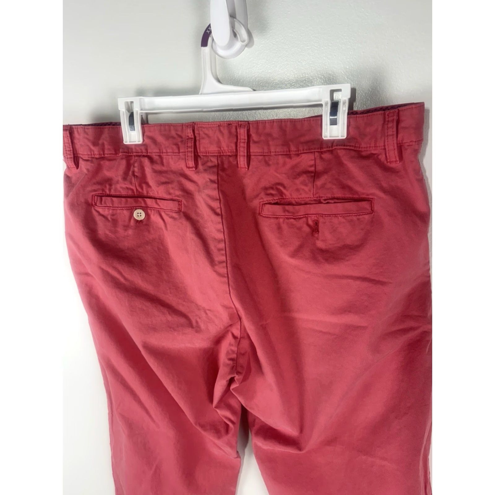 Vintage Charleston Threads Coral Cotton Pants 36X30 Regular Mens Casual Preppy Bohemian Size US 36 / EU 52 - 5 Thumbnail
