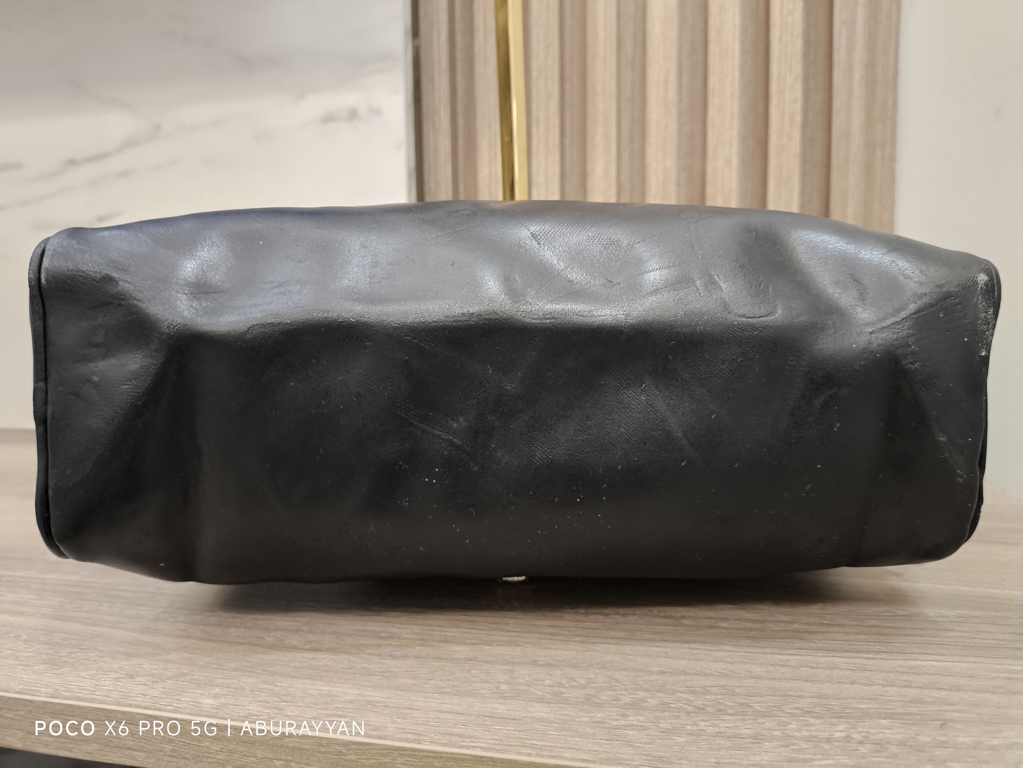 Versace Gianni Versace Travel Clutch Black Leather Bag Size ONE SIZE - 5 Thumbnail
