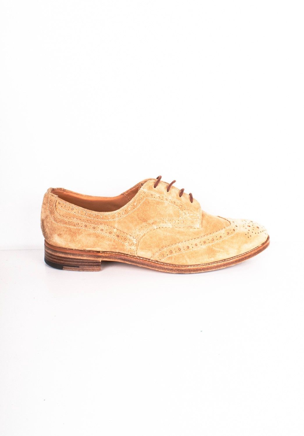 Tricker's Trickers Men Shoes Brogue Suede Size UK7 ½, USA 8 ½, EUR42 Size US 8.5 / EU 41-42 - 3 Thumbnail