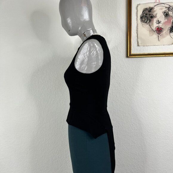 Stella McCartney Stella McCartney Two Tone Peplum Midi Dress Size XS / US 0-2 / IT 36-38 - 6 Thumbnail