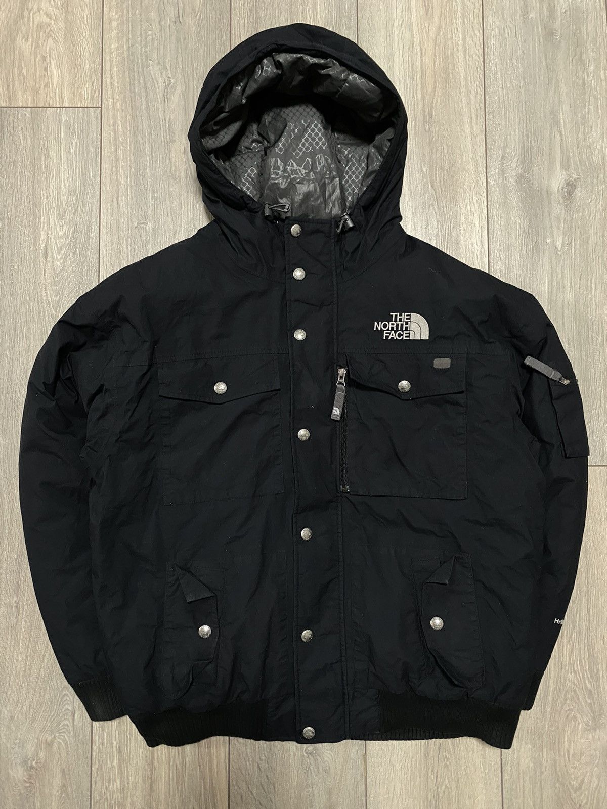 The North Face × Vintage Vintage The North Face HyVent Bomber Gose Puffer Down Jacket Size US L / EU 52-54 / 3 - 1 Thumbnail