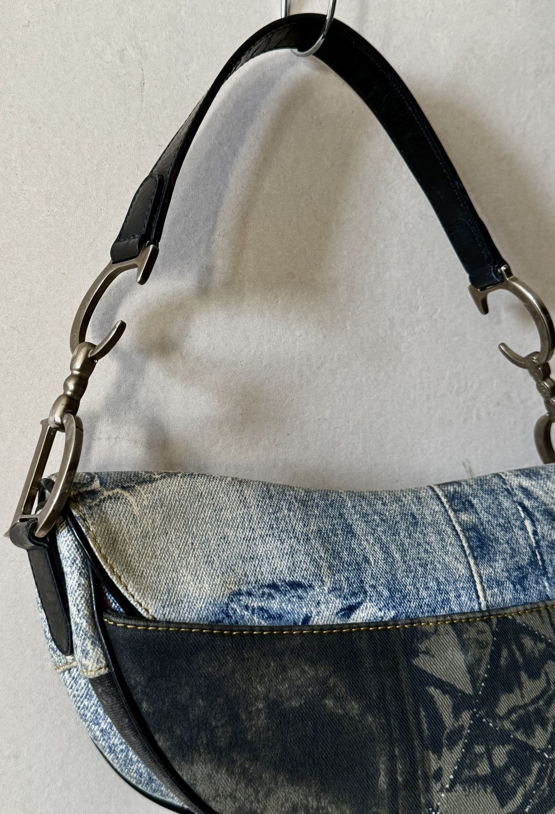 Dior Dior - John Galliano - SS2001 - Speedy way Denim -Saddle Bag Size ONE SIZE - 7 Thumbnail