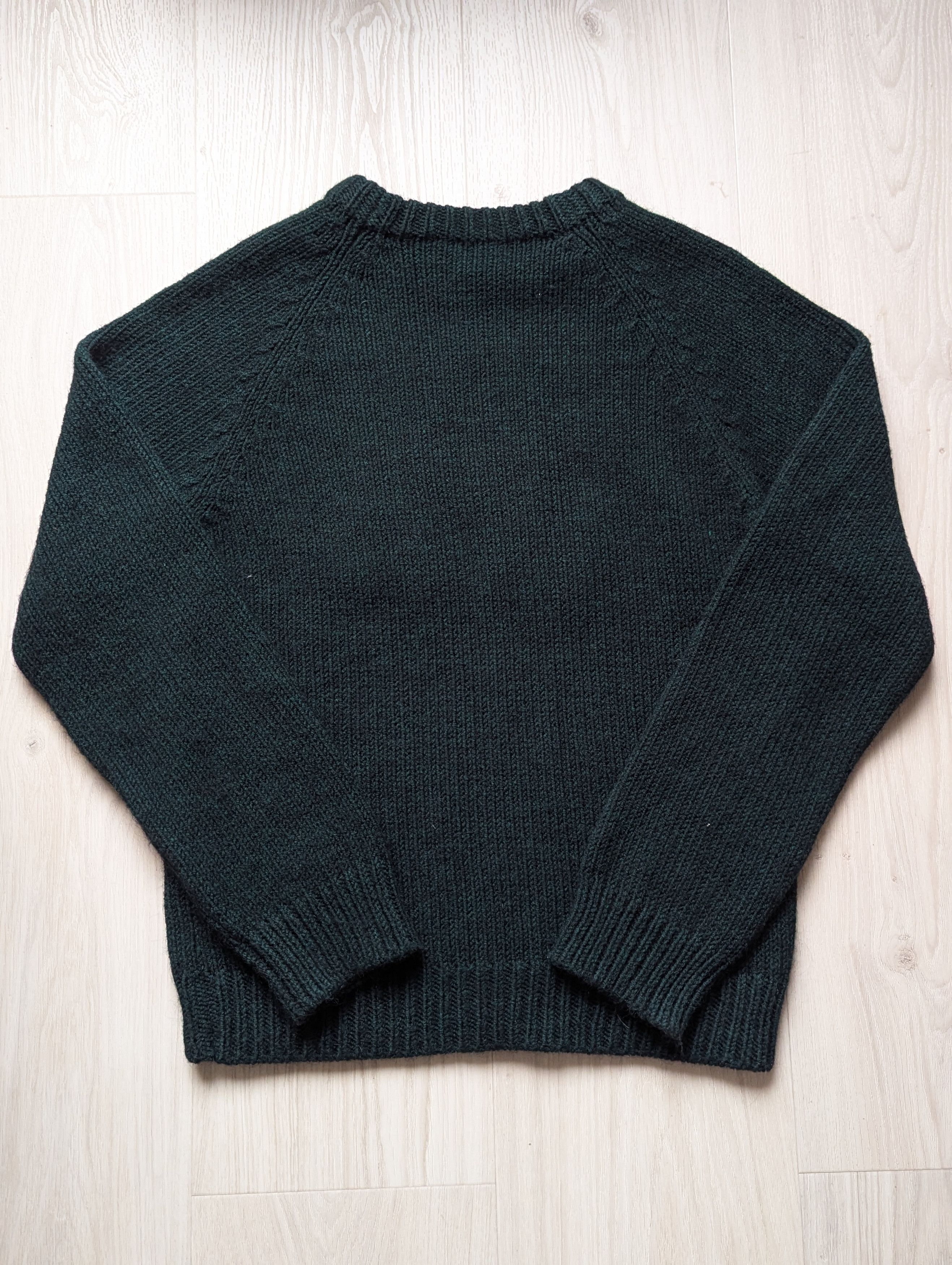 Raf Simons Raf Simons AW20/21 Letter Patch Knit Sweater — Dark Green Size US S / EU 44-46 / 1 - 2 Thumbnail