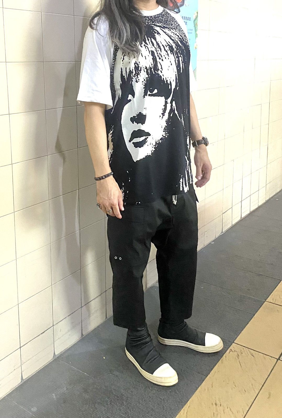Rick Owens Mainline Cropped Cargo Pants Size US 33 - 10 Thumbnail