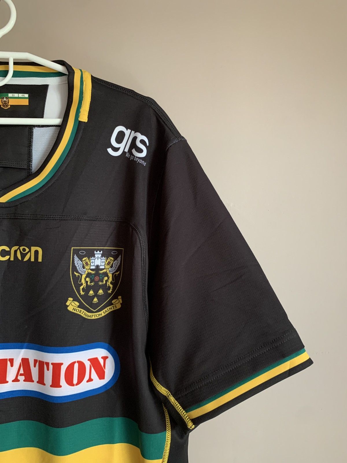 Macron Northampton Saints Rugby Union Shirt Macron Jersey Size 4XL Size US XXL / EU 58 / 5 - 3 Thumbnail