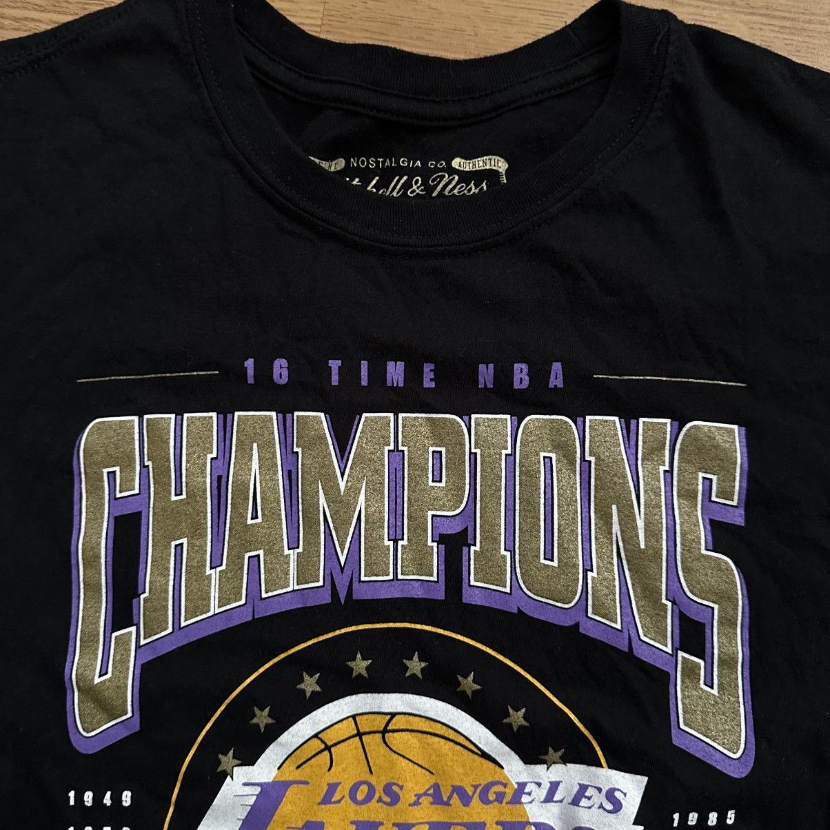 Mitchell & Ness × NBA Mitchell & Ness Los Angeles Lakers T-Shirt NBA Champions Size US M / EU 48-50 / 2 - 4 Thumbnail
