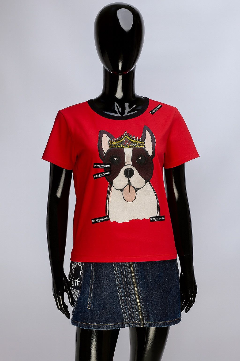 Dolce & Gabbana D&G Dolce & Gabbana «2018 Year of the Dog» T-Shirt Size M / US 6-8 / IT 42-44 - 1 Thumbnail