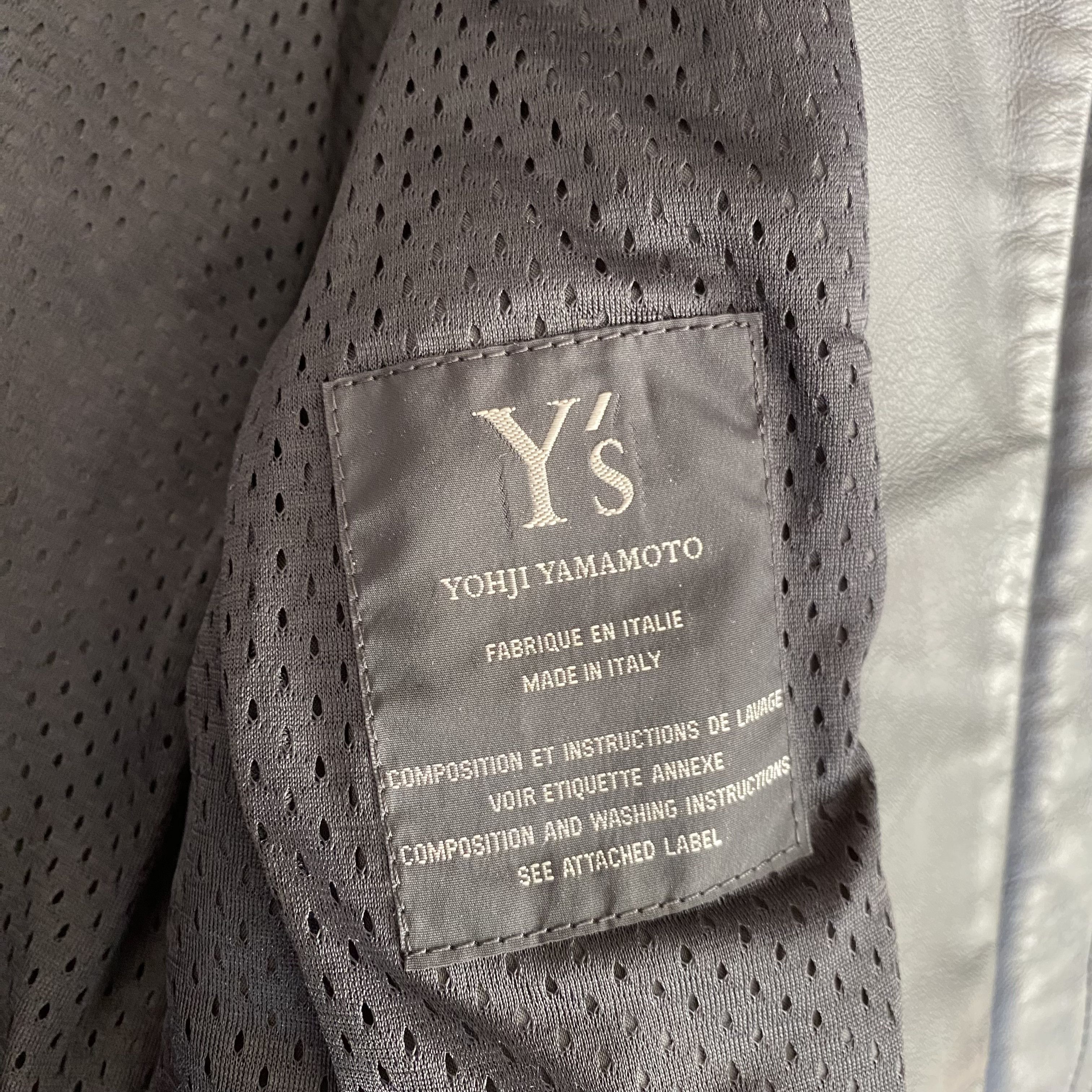 Yohji Yamamoto Yohji Yamamoto x Dainese Leather Jacket 2004 A/W Size US XXS / EU 40 - 3 Thumbnail