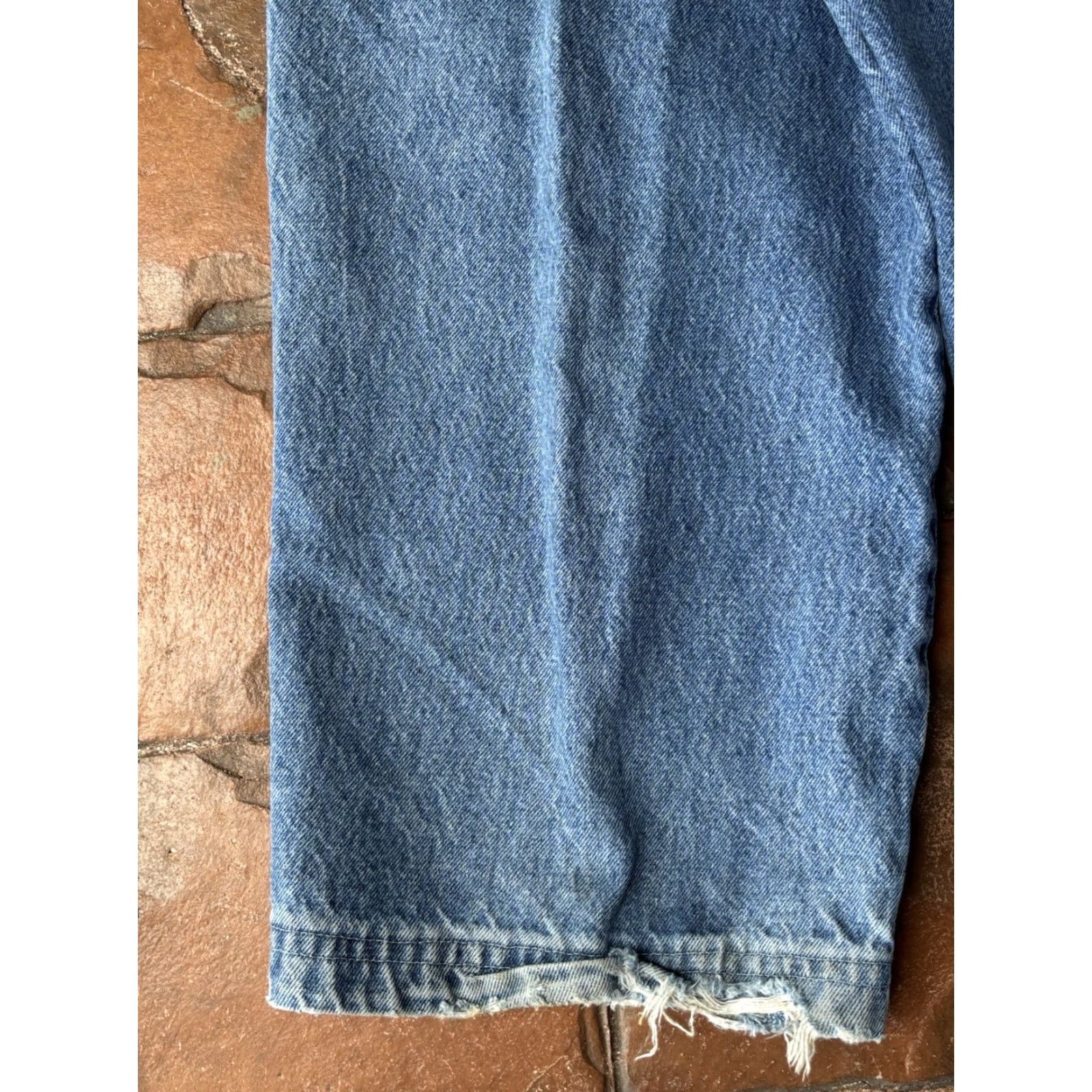 Vintage VINTAGE Outkast Jeans Carpenter Relaxed Baggy 38x34 Denim 5-Pocket Distressed Hip Hop Grunge Wide Leg Mens Jeans Size US 38 / EU 54 - 6 Thumbnail