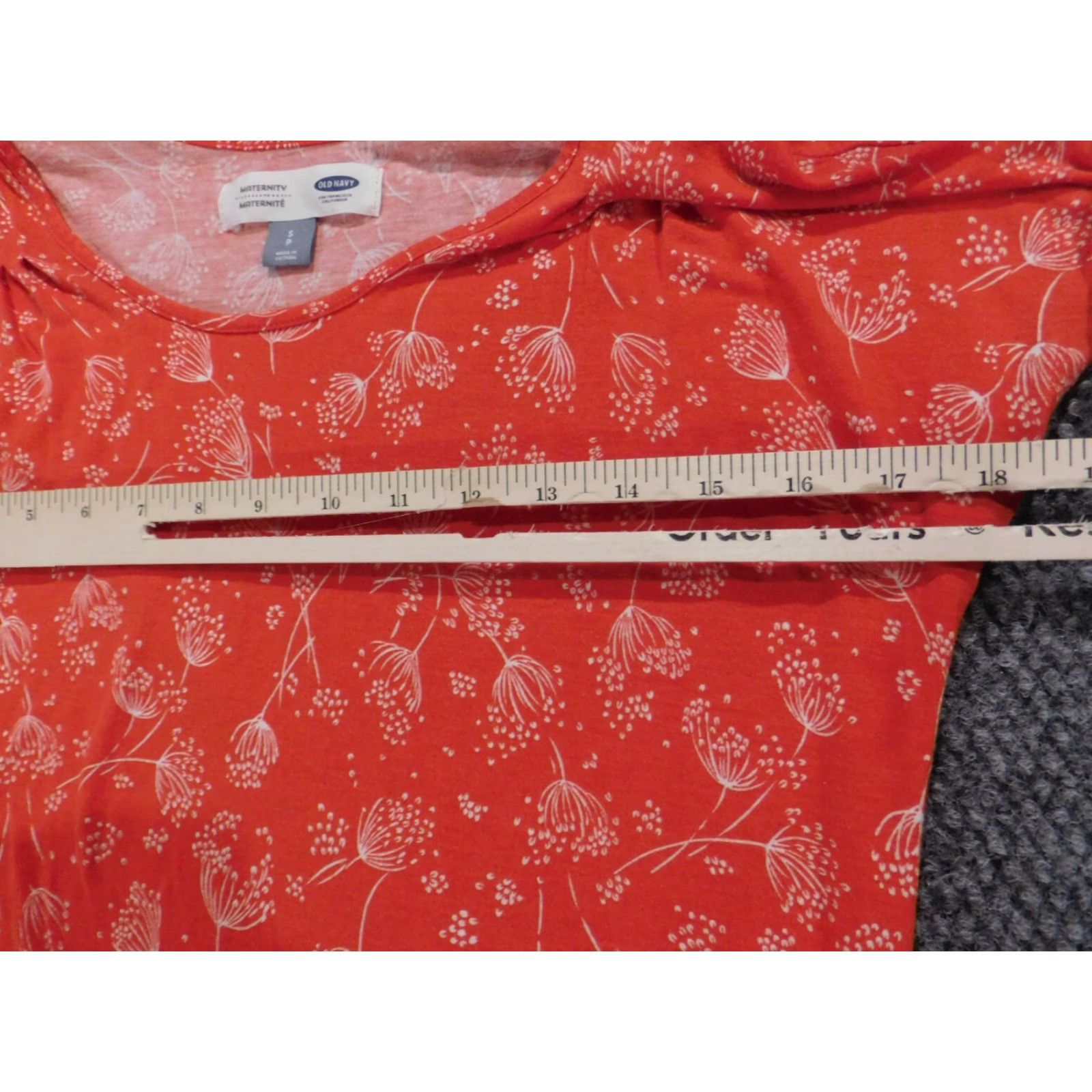 Old Navy Old Navy Blouse Womens S Orange Maternity Stretch Top Crew Neck Sleeveless Casual Cotton Rayon down Button Made in USA Brand Old Navy 女性? Size S / US 4 / IT 40 - 5 Thumbnail