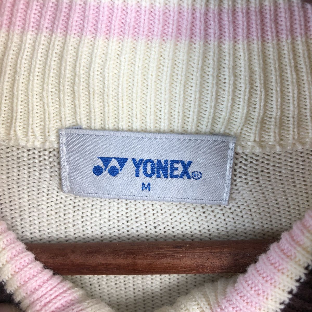 Vintage DL Yonex japan vintage White Knitwear #C751 Size US M / EU 48-50 / 2 - 12 Thumbnail