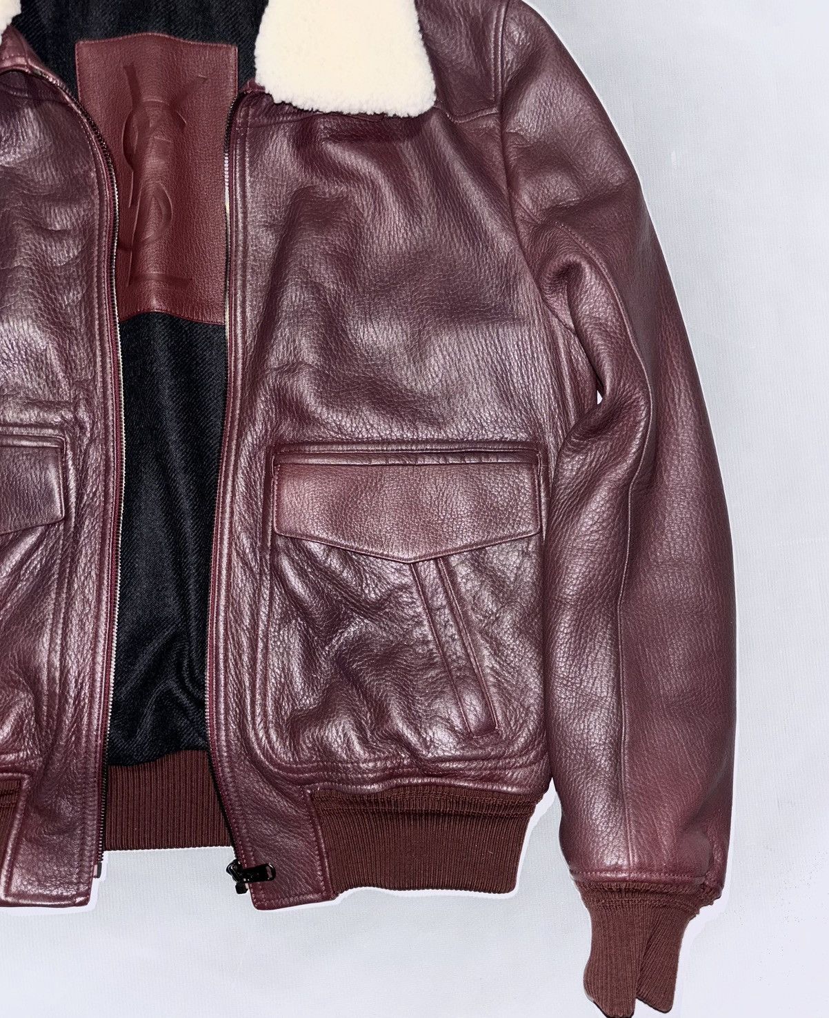 Saint Laurent Paris Yves Saint Laurent Rive Gauche by Tom Ford leather jacket Size US M / EU 48-50 / 2 - 7 Thumbnail