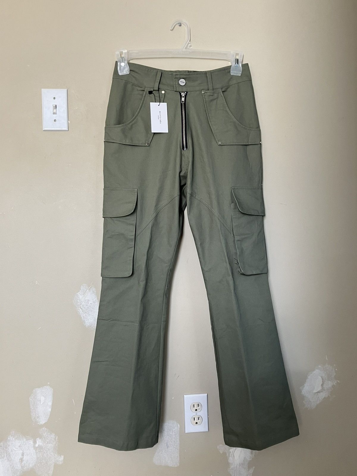 Japanese Brand Maverik Studio Olive Cargo Pants 30/30 Kapital Style Size US 30 / EU 46 - 1 Thumbnail