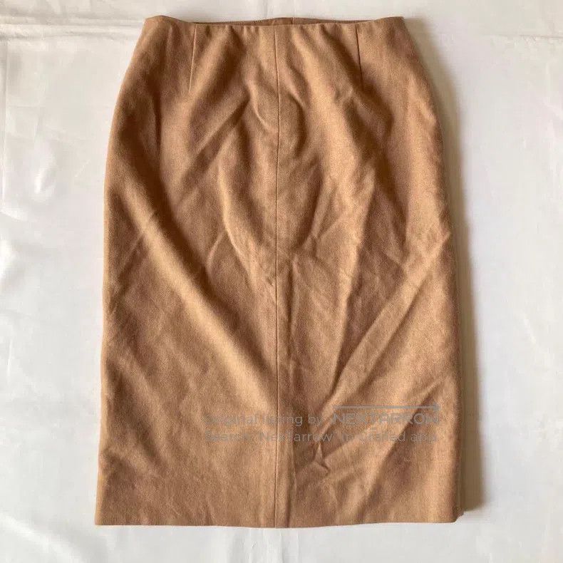 Hermes Hermes Camel Beige Skirt, 100% Camel Hair Size 24" / US 00 / IT 34 - 2 Thumbnail