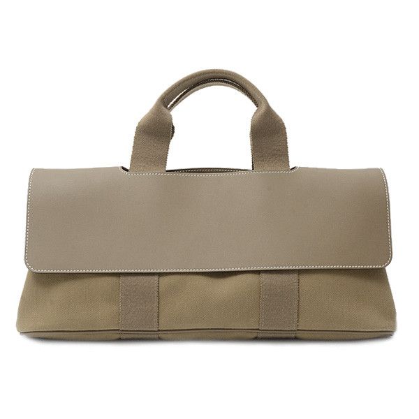 Hermes Hermes Hermes Valparaiso Long MM Canvas Handbag Canvas Handbag 73346 in Great Condition Size ONE SIZE - 1 Thumbnail