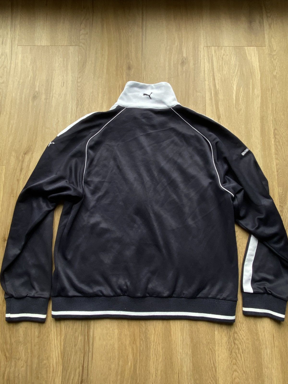 Vintage BMW Williams F1 Puma Dark Blue  Size 11. BMW Williams F1 Team Mens Softshell Fleece Racing Jacket  main image 3