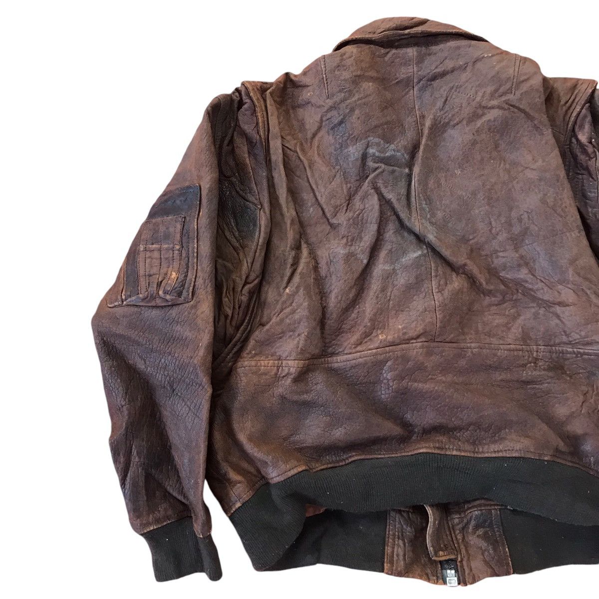 Other Vintage 70s military Leather Jacket Size US M / EU 48-50 / 2 - 8 Thumbnail
