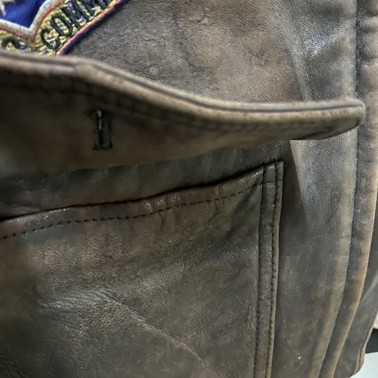 Other vintage leather air force bomber jacket Size US L / EU 52-54 / 3 - 11 Thumbnail