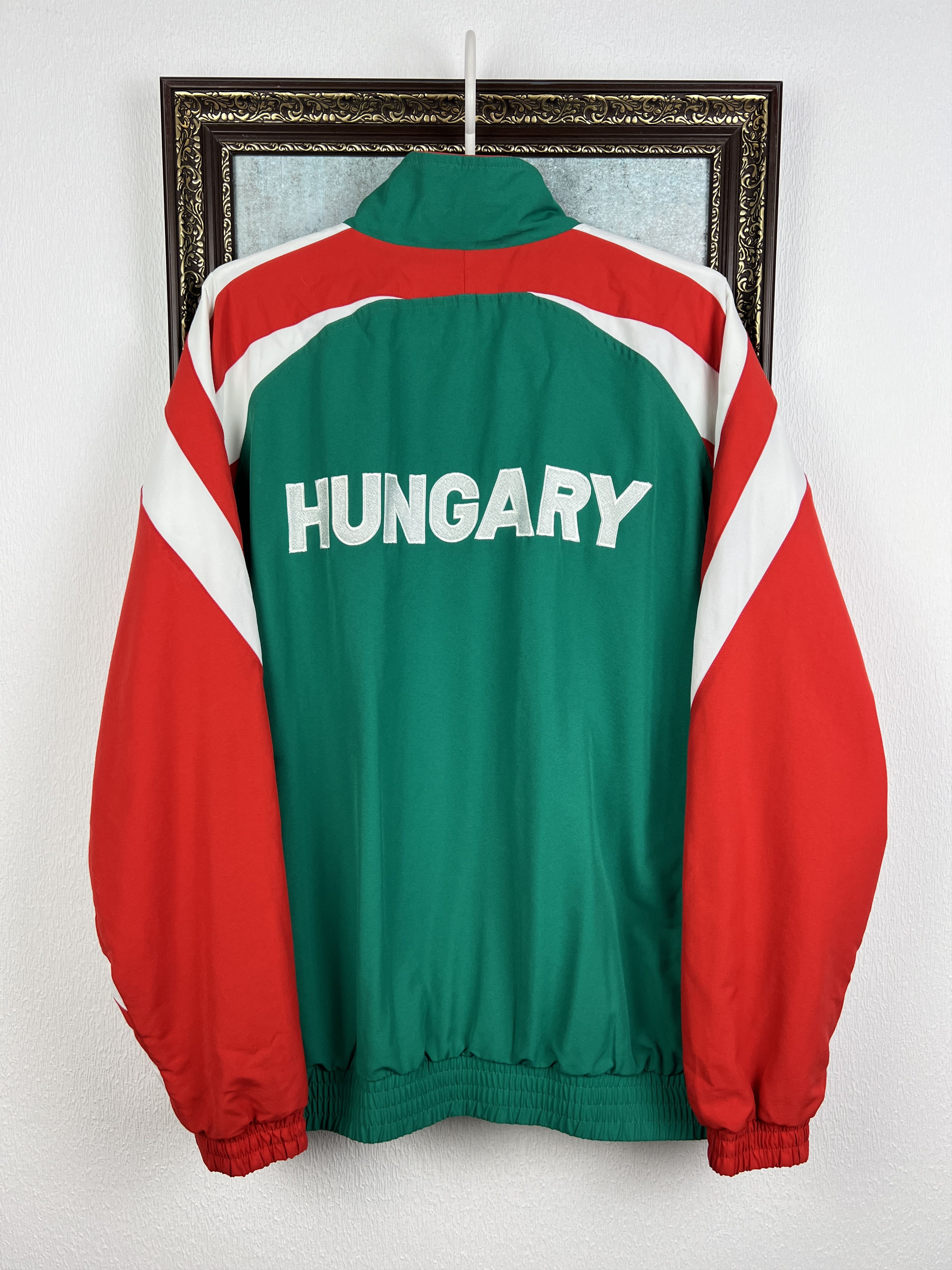 Adidas Vintage Hungary Football Jacket Track Top Soccer National Size US M / EU 48-50 / 2 - 8 Thumbnail