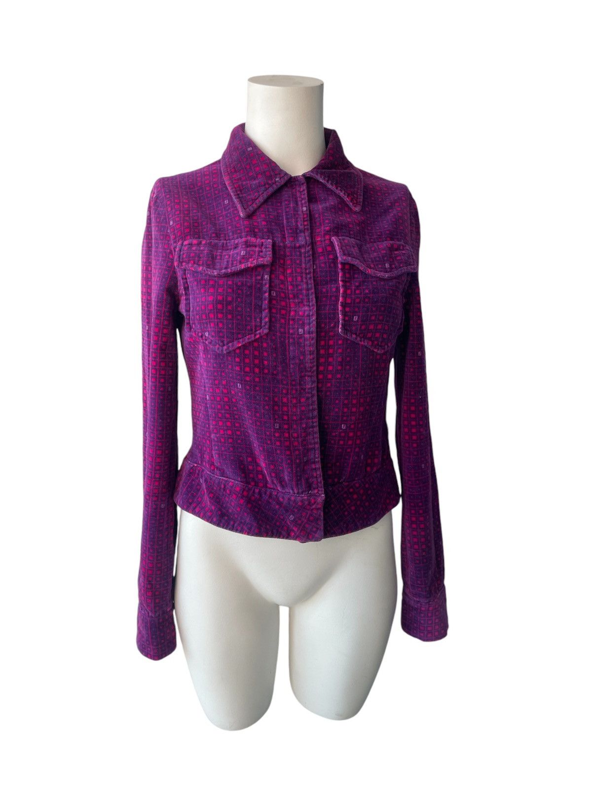 Fendi Vintage fendi monogram jacket Size S / US 4 / IT 40 - 2 Thumbnail