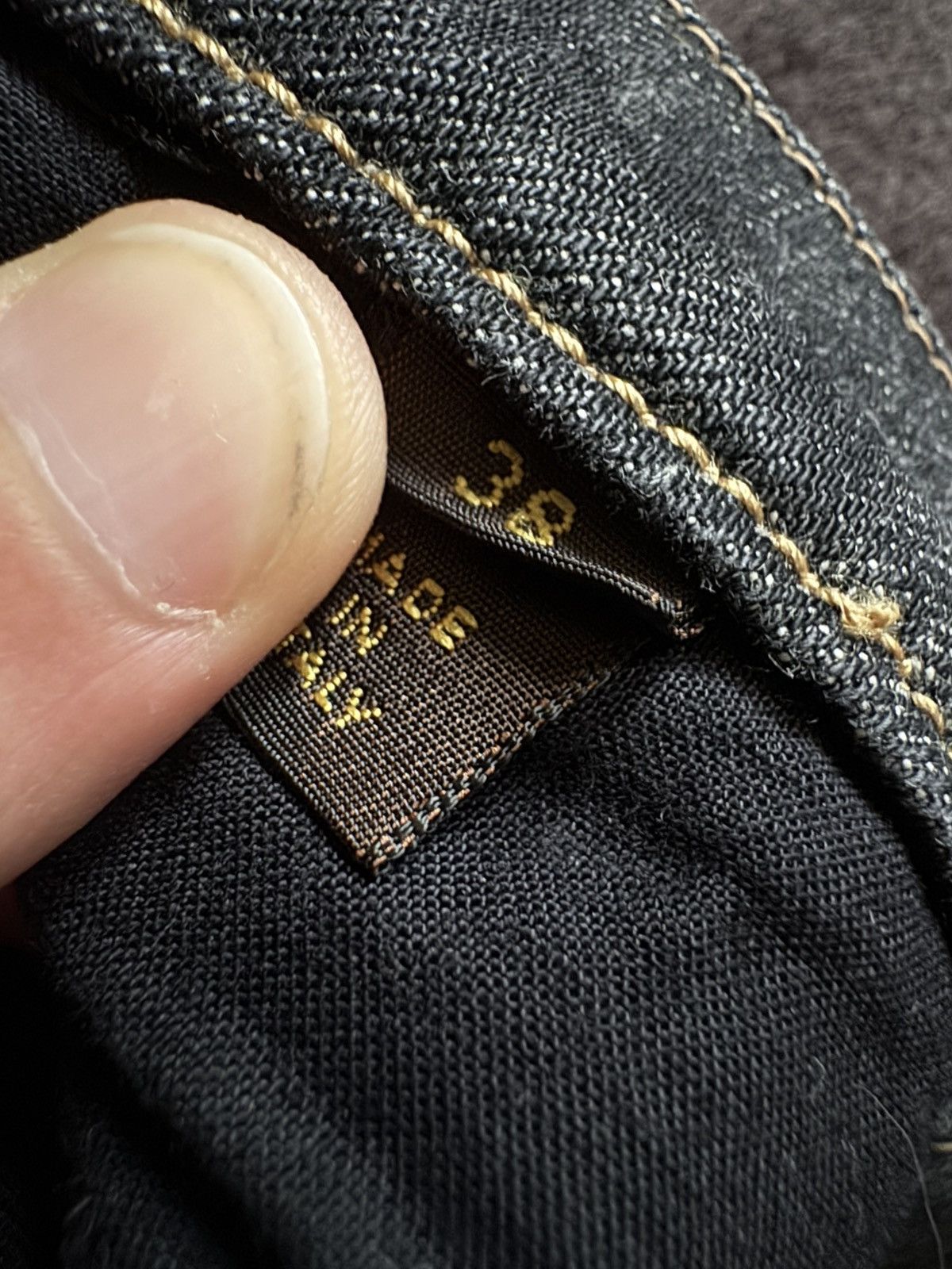 Louis Vuitton Louis Vuitton vintage zip jeans pants Size 26" / US 2 / IT 38 - 8 Thumbnail