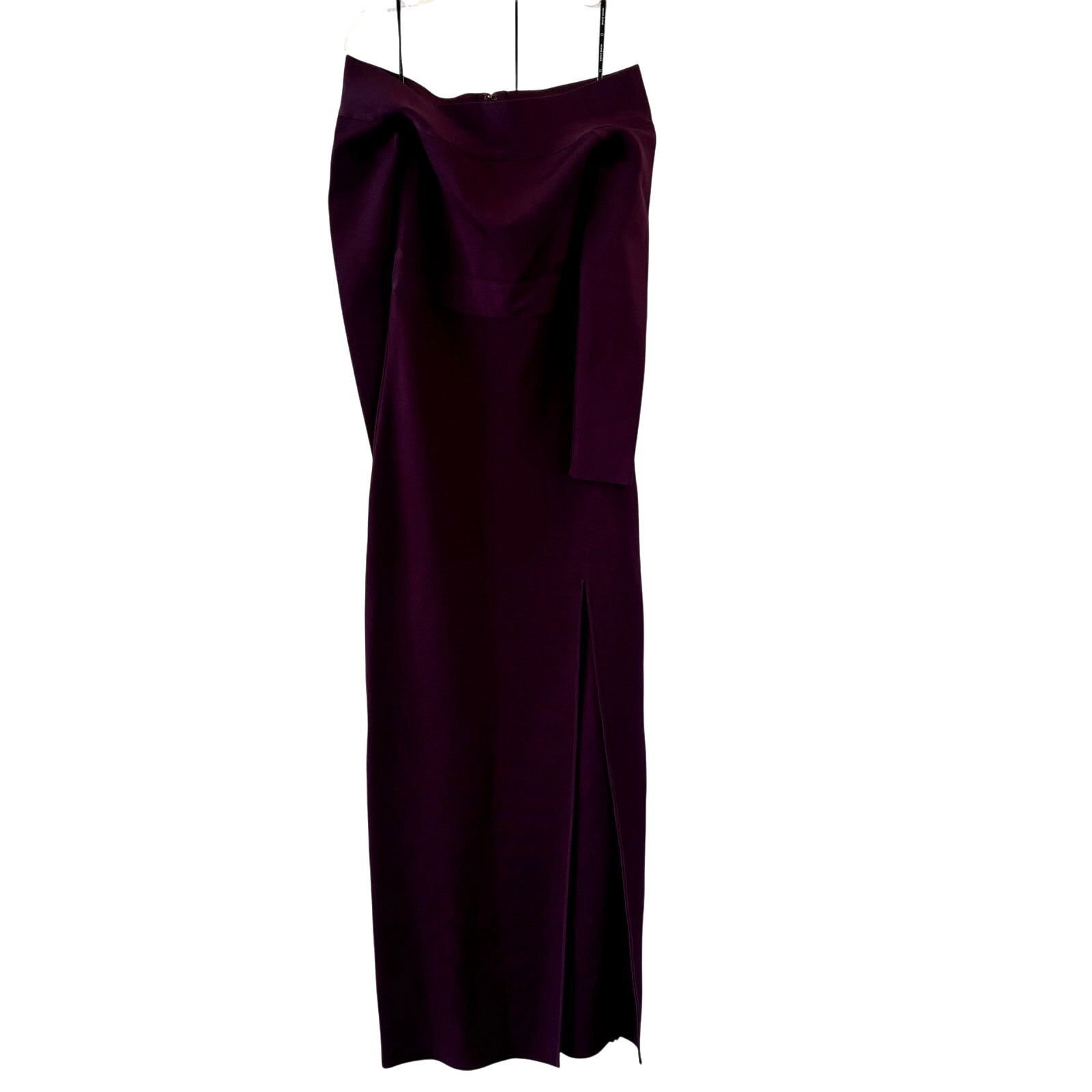 Herve Leger Herve Leger Purple Long Sleeve Off Shoulder Bandage Dress Size M / US 6-8 / IT 42-44 - 2 Thumbnail