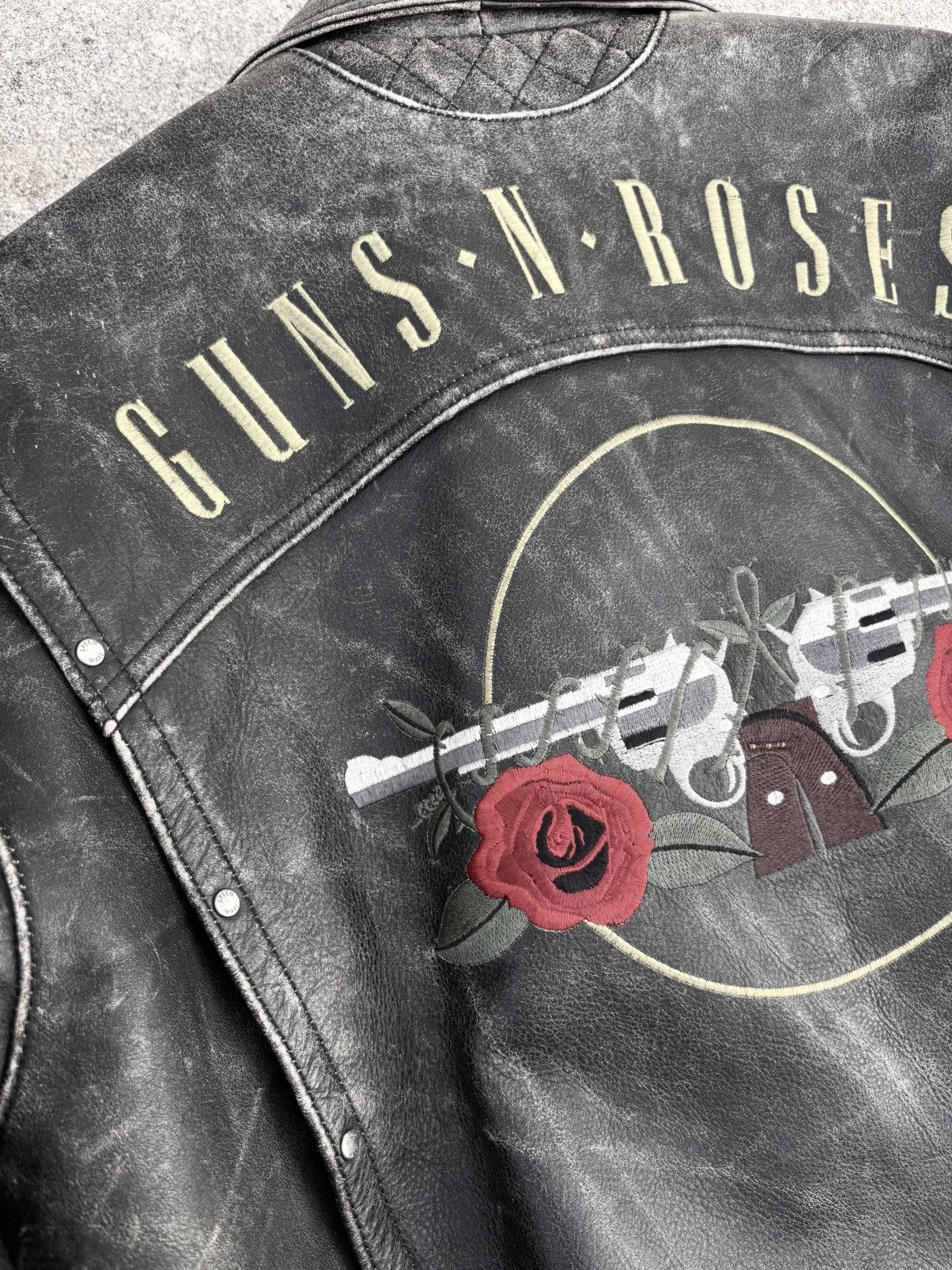 Guns N' Roses Guns N Roses x Hein Gericke 1994 Tour leather biker jacket Size US L / EU 52-54 / 3 - 8 Thumbnail
