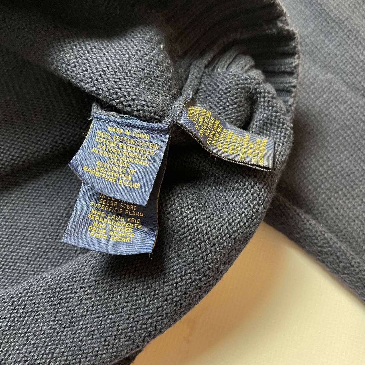 Polo Ralph Lauren Polo Ralph Lauren Vintage Sweater Blue Zip knitwear Size US XL / EU 56 / 4 - 8 Thumbnail