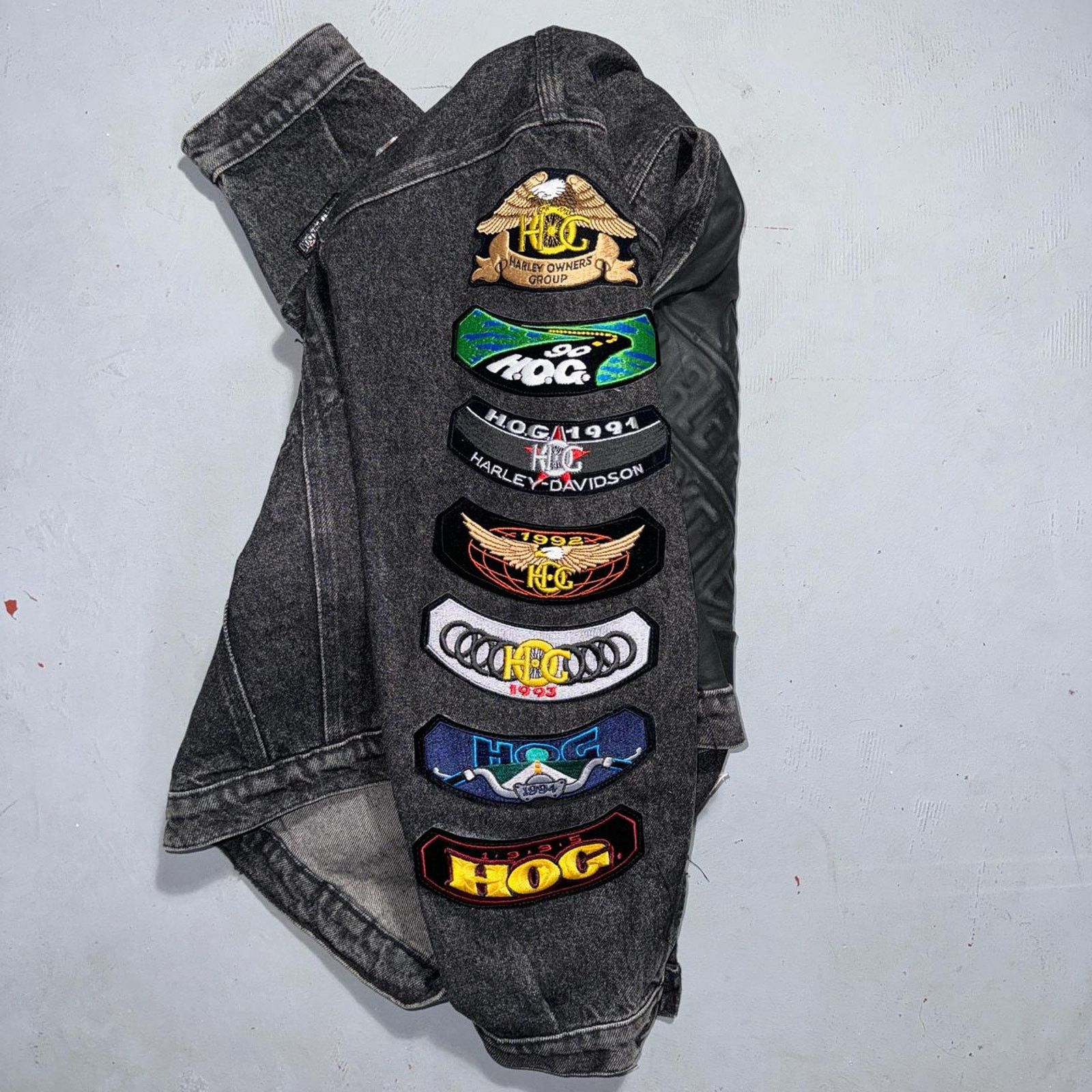 Harley Davidson 1990s harley davidson black denim Size US M / EU 48-50 / 2 - 3 Thumbnail