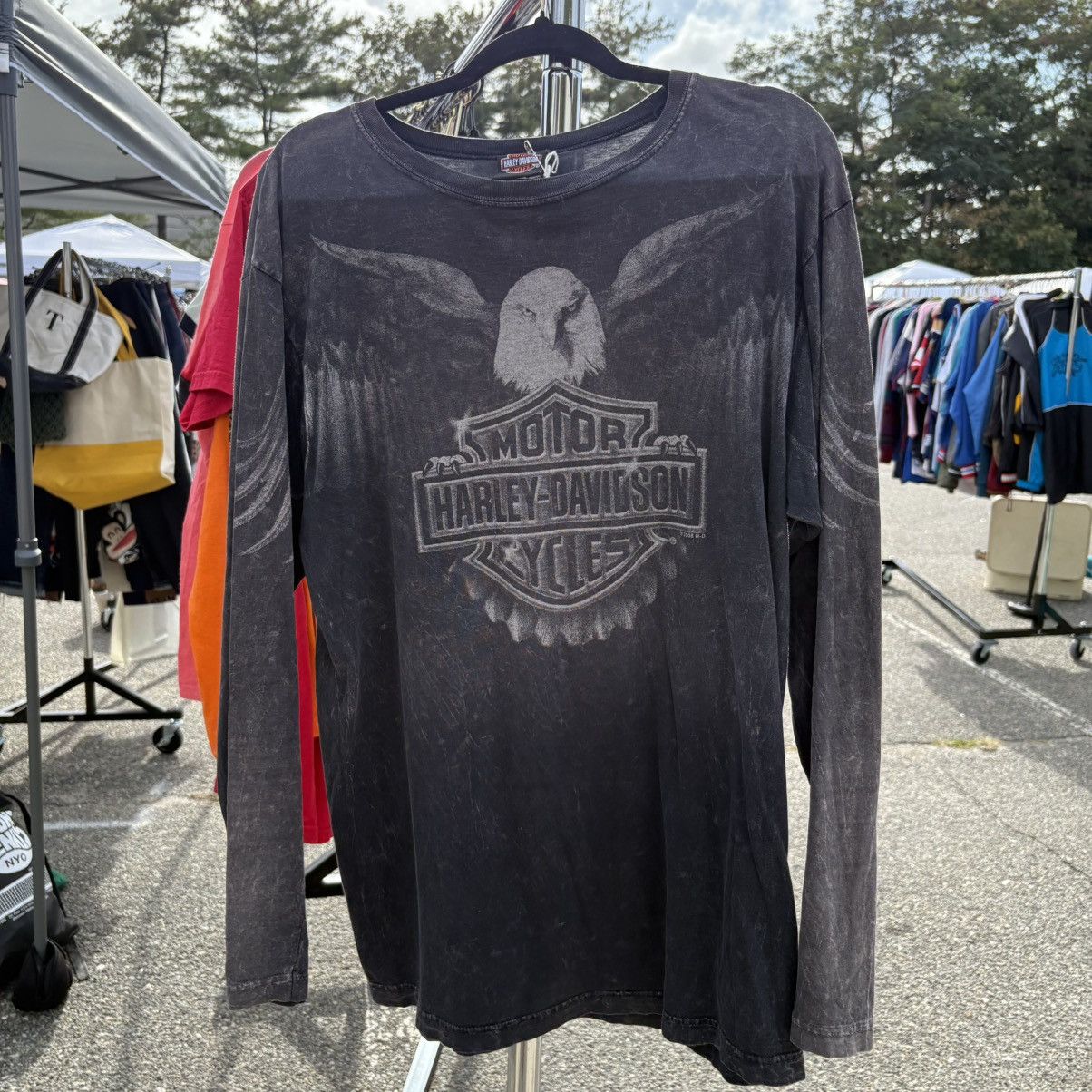Harley Davidson 2008 Harley Davidson, Eagle graphic, long sleeve Size US L / EU 52-54 / 3 - 3 Thumbnail