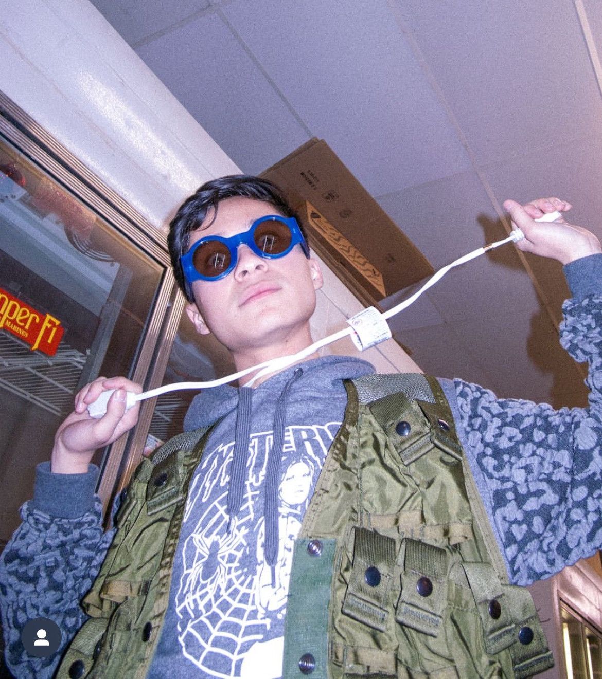 Dries Van Noten × Linda Farrow Round Sunglasses Dries Can Noten x