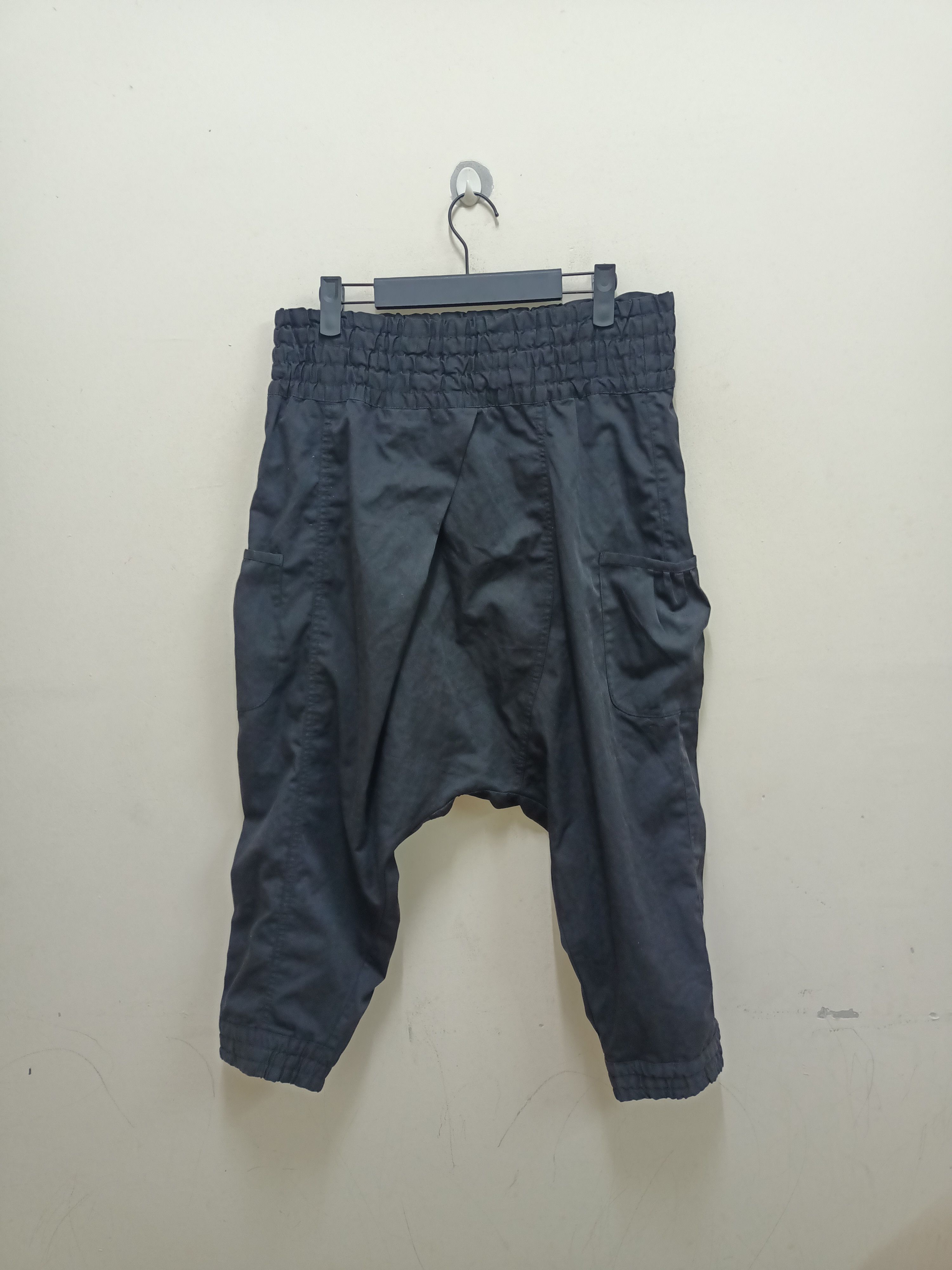 image of Black Harem Pants Side Pocket, Men's (Size 33)