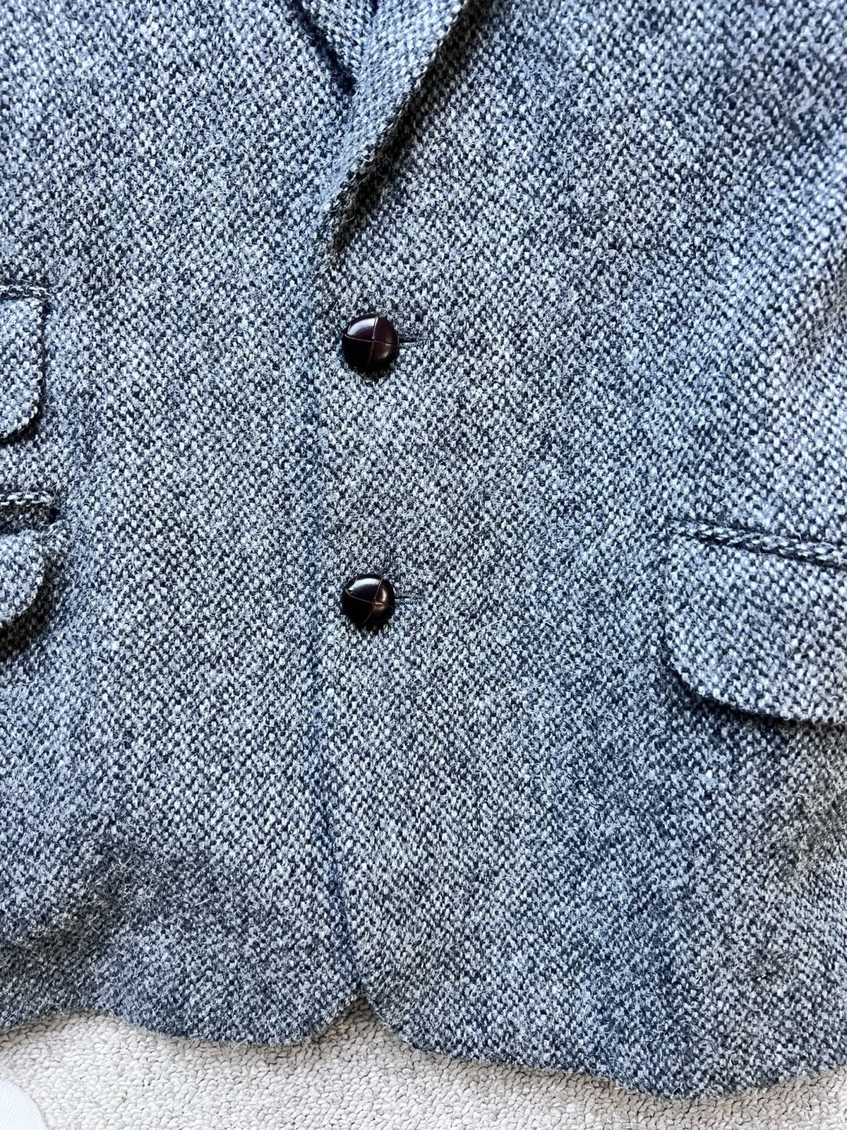 Harris Tweed Harris Tweed Finlay Classic Herringbone Harris Tweed Jacket Size US XXS / EU 40 - 2 Thumbnail