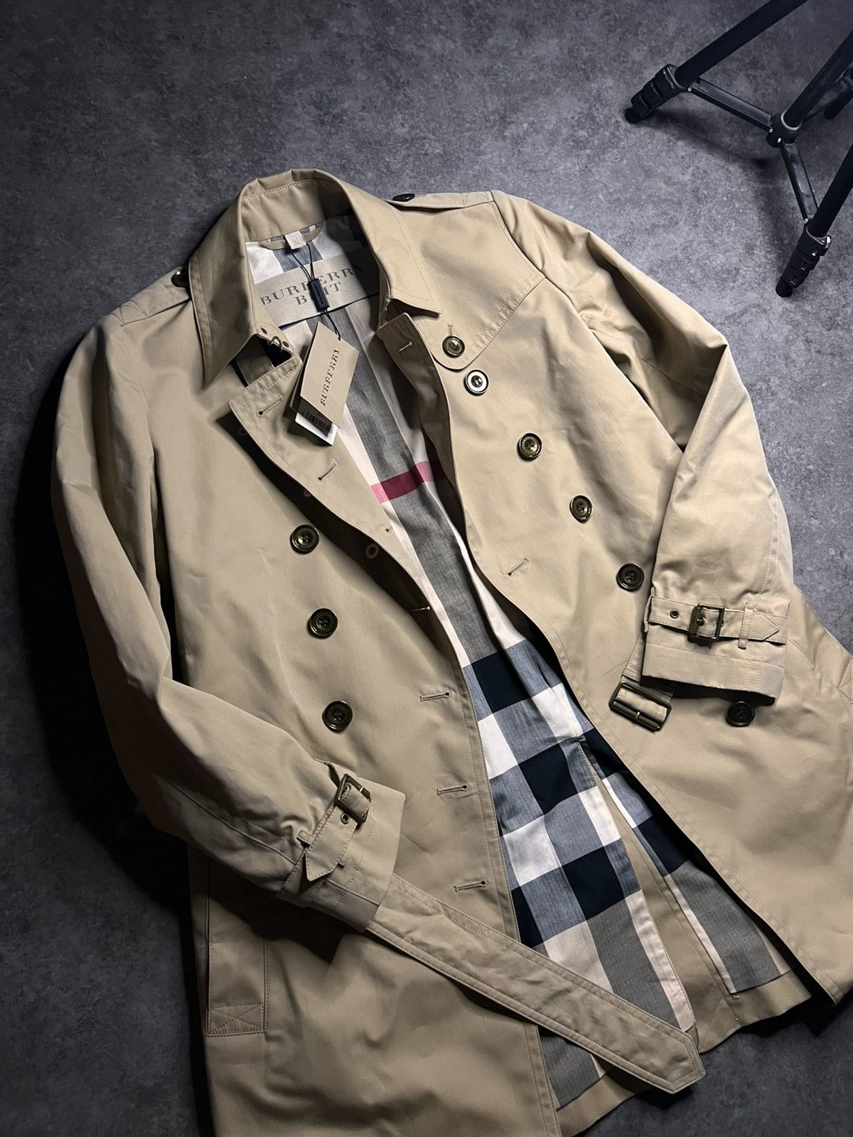 Burberry New trench coat Burberry Brit Size L / US 10 / IT 46 - 2 Thumbnail