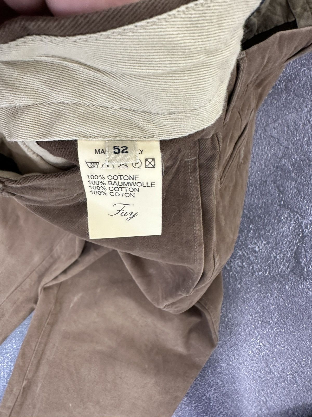 Fay × Vintage Vintage Fay Brown Luxury Baggy Pants Size US 38 / EU 54 - 7 Thumbnail