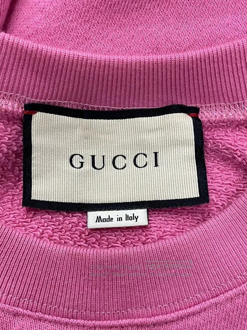 Gucci Gucci Pink Logo Bear Sweatshirt XS. Size US XS / EU 42 / 0 - 4 Thumbnail