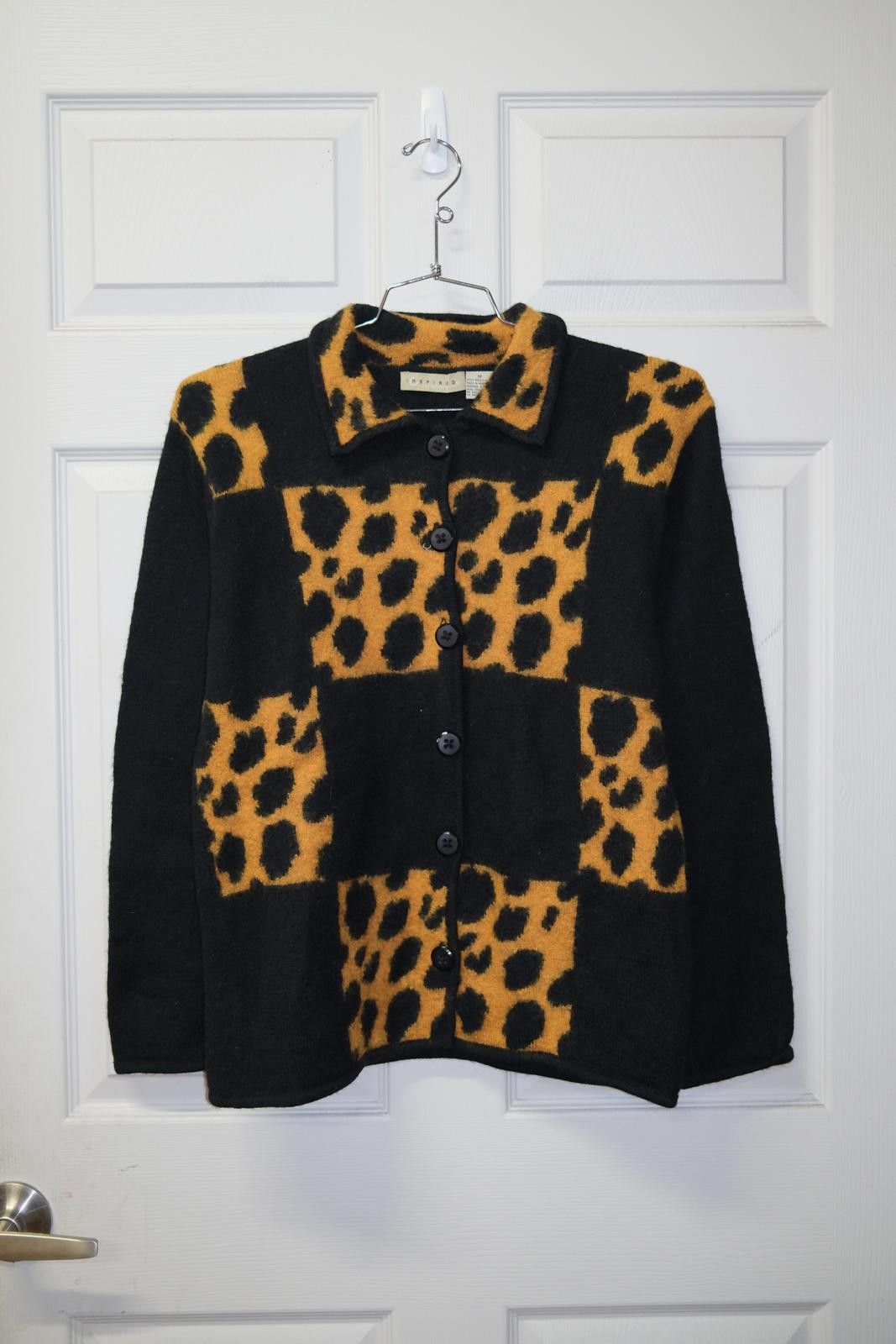 Other 90's Inspired by Belle Pointe Leopard Print Cardigan Size M / US 6-8 / IT 42-44 - 1 Thumbnail