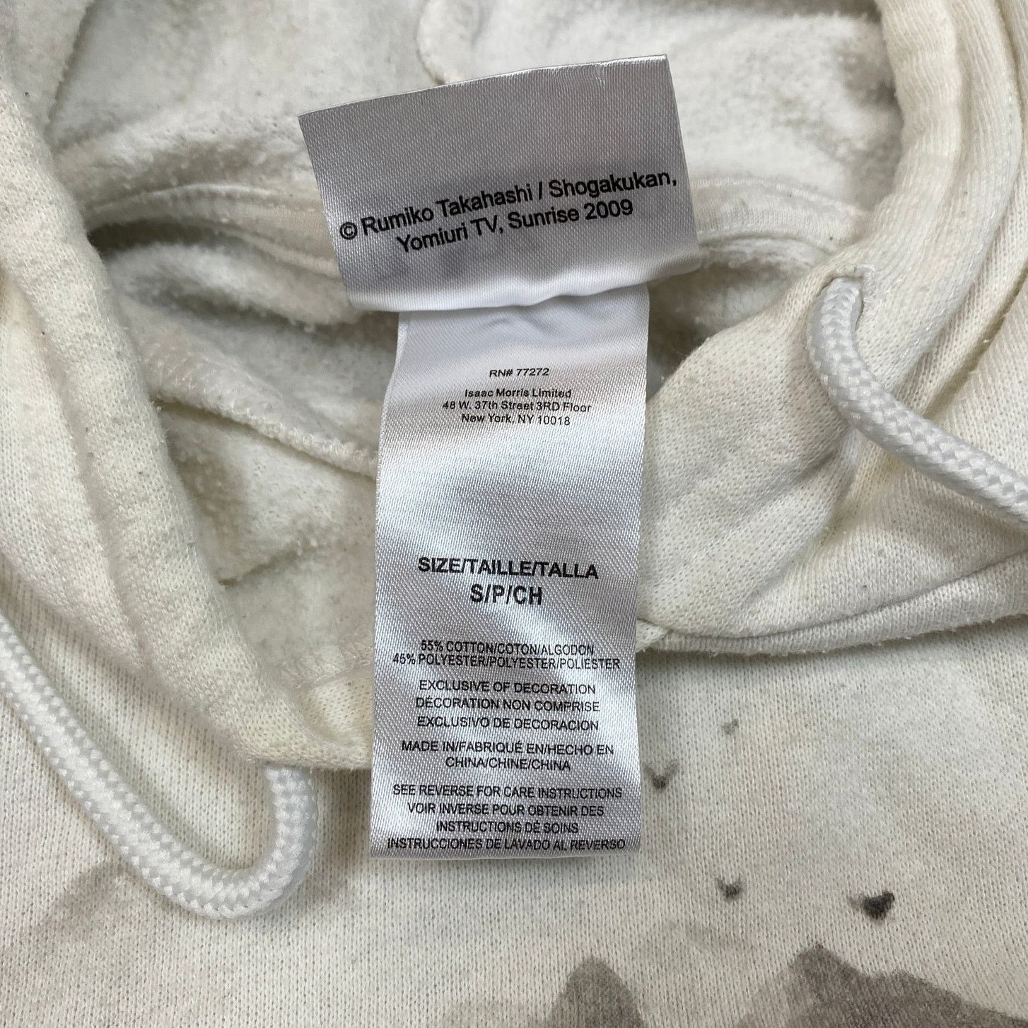 Japanese Brand Inuyasha Japanese Print AOP Boxy Hoodie 2009 Small Anime Size US S / EU 44-46 / 1 - 5 Thumbnail