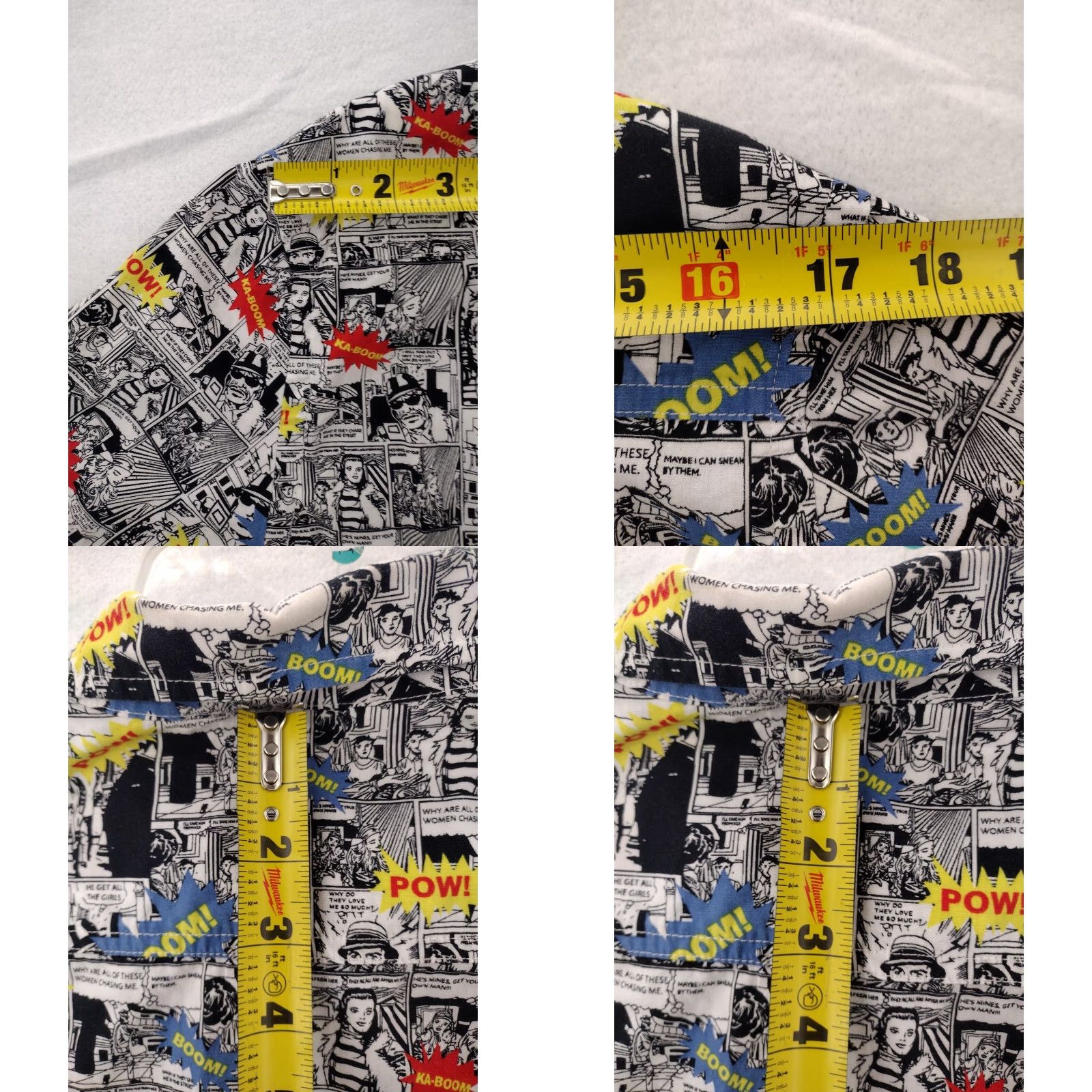 21 Men VINTAGE 21 MEN Shirt Mens Medium White Graphic Tee Comics All Over - 2010s - White Cotton T-Shirt Mens Medium Comics Print All Seasons Regular Fit Size US M / EU 48-50 / 2 - 8 Thumbnail