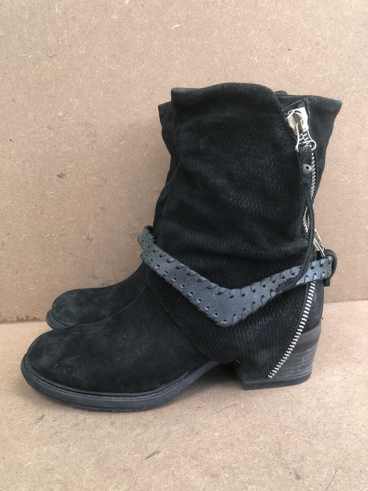 A.S.98 A.S 98 Black Suede Wen’s Boots Size 40 Size US 7 / IT 37 - 4 Thumbnail