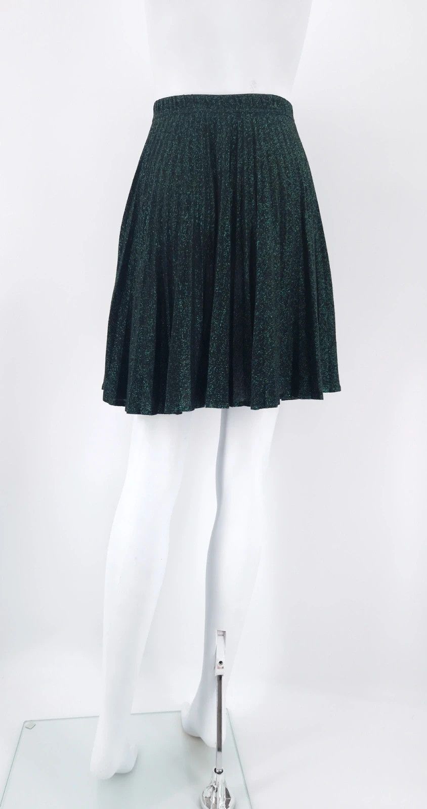 Jean Paul Gaultier JPG 90s Archival Glitter Pleated Skirt Size 28" / US 6 / IT 42 - 3 Thumbnail