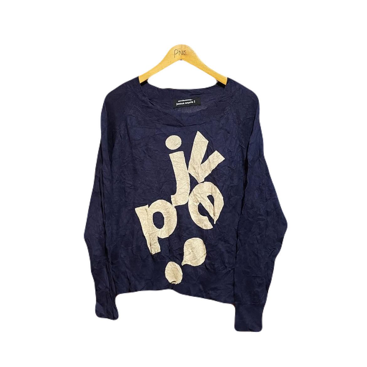 Issey Miyake 2000s Mercibeaucoup Jevous Enprie Knit Sweater y2k Lgb Size US M / EU 48-50 / 2 - 1 Thumbnail