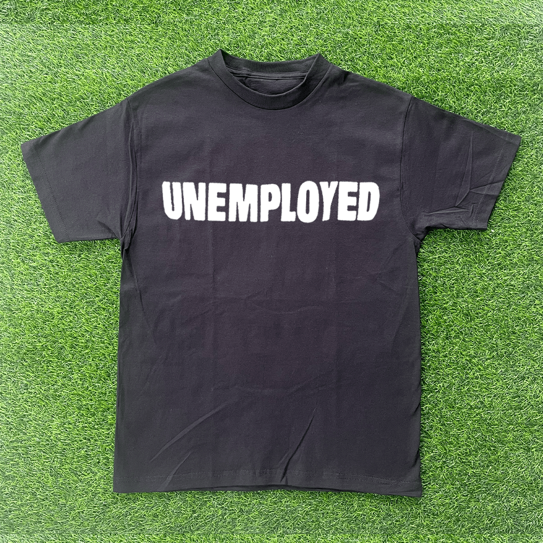 Vintage UNEMPLOYED TSHIRT Size US S / EU 44-46 / 1 - 1 Preview