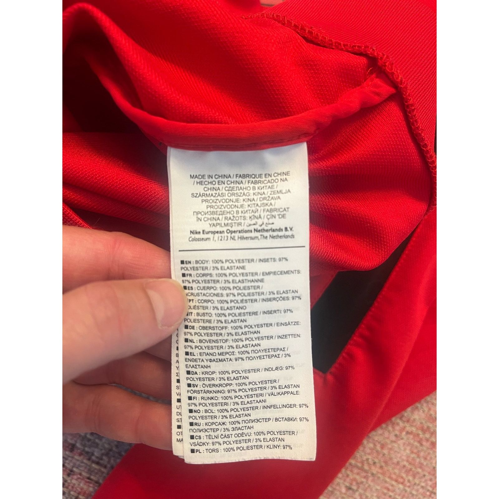 Nike AC Sparta Praha Nike Football Training Jacket Red Size S Size US S / EU 44-46 / 1 - 4 Thumbnail