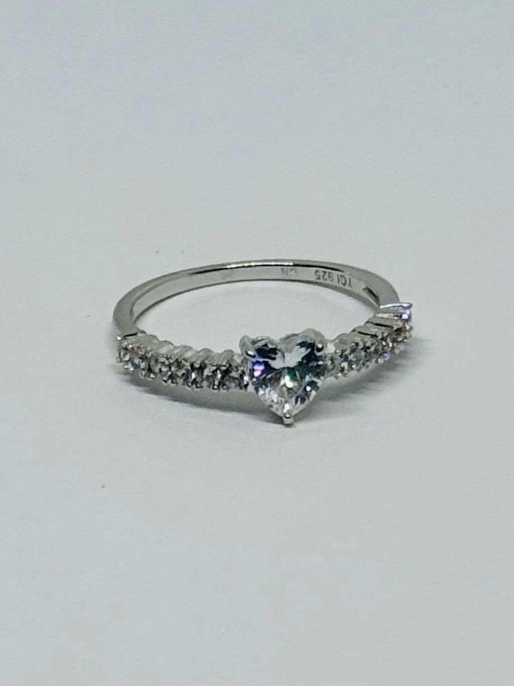 The Unbranded Brand Designer CZ Sterling Band Size 9 YGI (Yellow Gold Inc) Size ONE SIZE - 4 Thumbnail