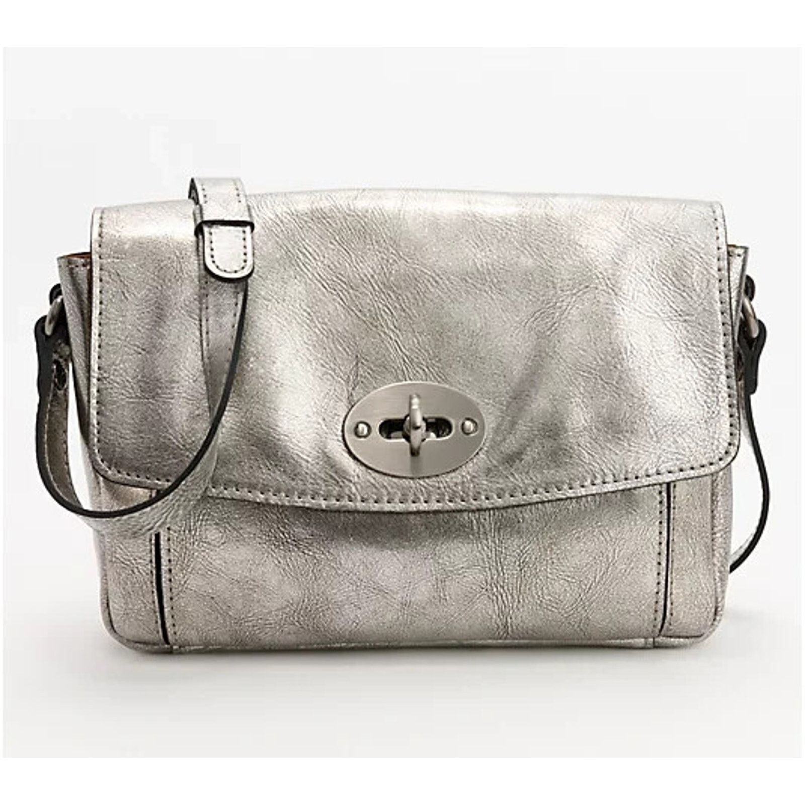 Patricia Nash Patricia Nash Leather Crossbody Antique Pltnm, bag A628413 Size ONE SIZE - 1 Thumbnail