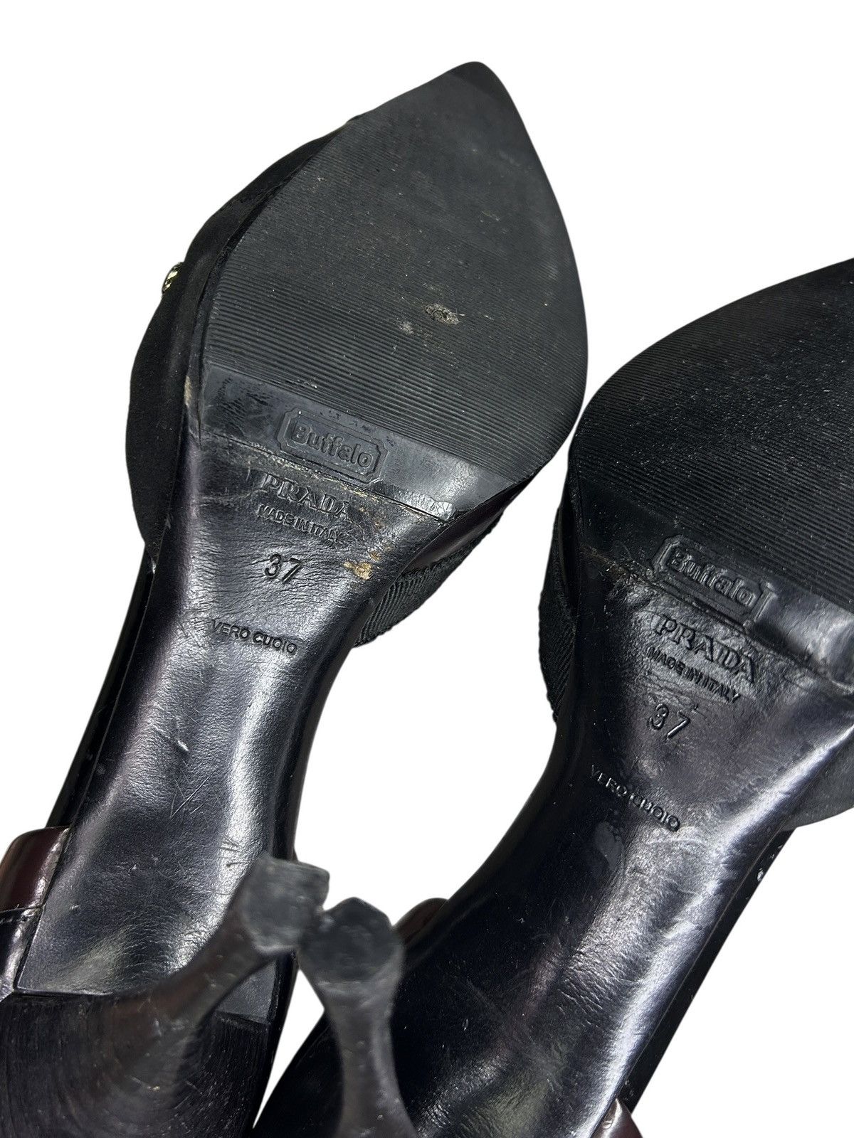 Prada 00s Collage Heels Size US 7 / IT 37 - 11 Thumbnail