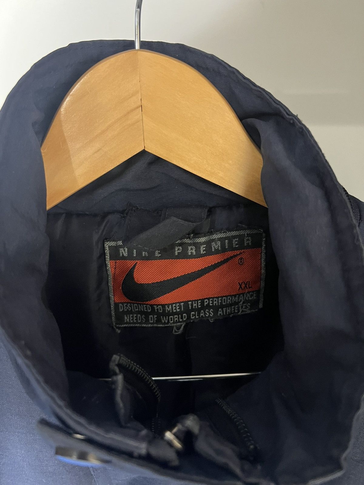 Vintage VERY RARE NIKE BIG LOGO SWOOSH RETRO JACKET INTER MILAN SOCCER JERSEY Y2K 90s Size US XXL / EU 58 / 5 - 17 Thumbnail
