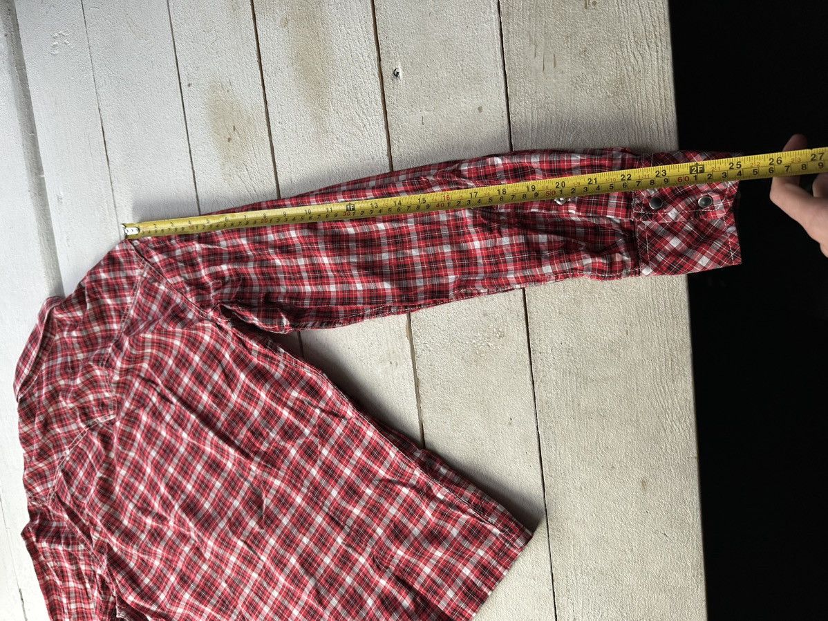 Diesel 🚨VNTG Diesel Avant-garde Shirt very rare RED CHECK BLACK Size US M / EU 48-50 / 2 - 21 Thumbnail