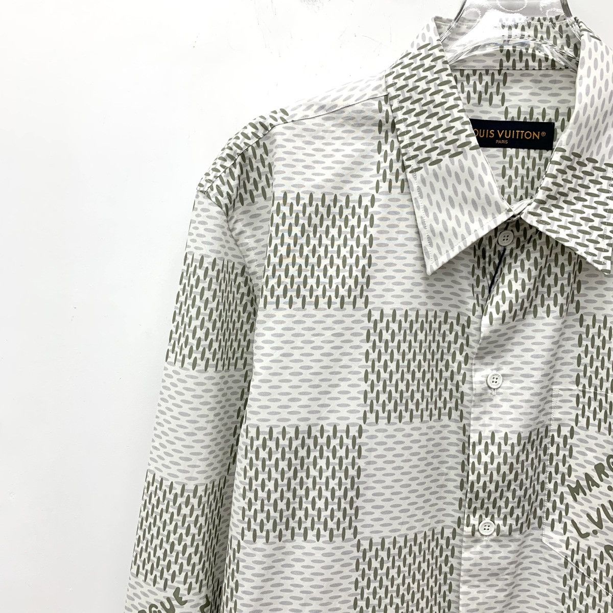 Louis Vuitton Louis Vuitton Damier Long Sleeve Shirt K26WX Size US XL / EU 56 / 4 - 3 Thumbnail